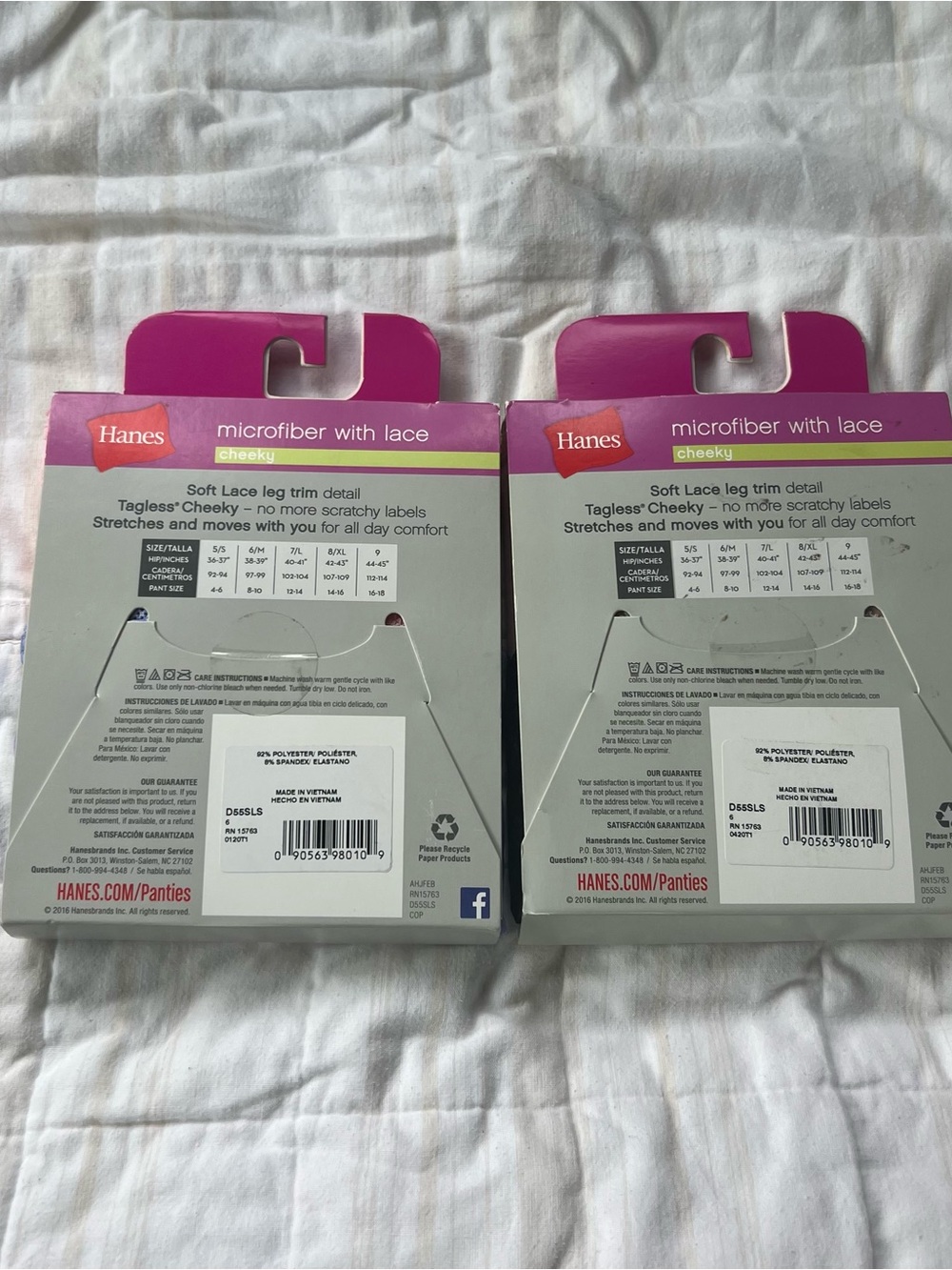 Hanes Microfiber Cheeky Panties - Picture 2 of 2